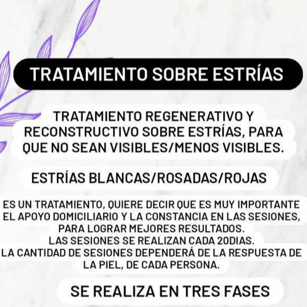 Tratamiento sobre Estrias- (1er Fase)