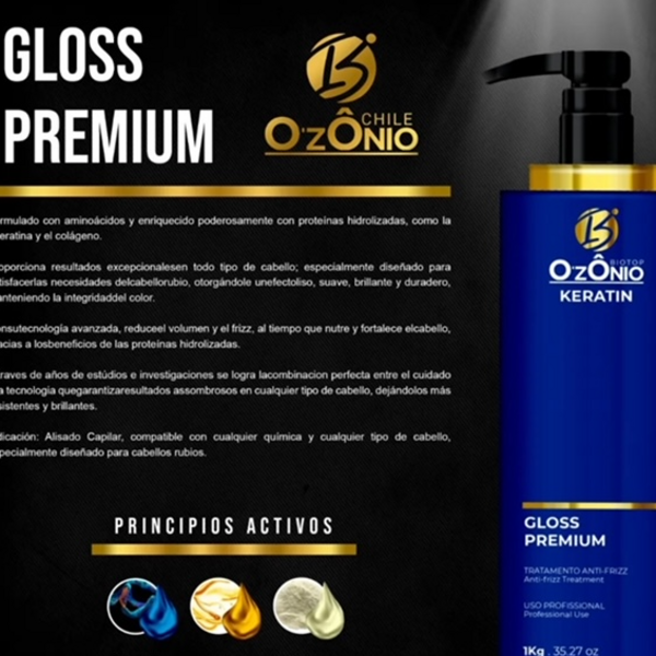 ALISADO GLOSS PREMIUM DE OZONIO DESDE LOS 80.000