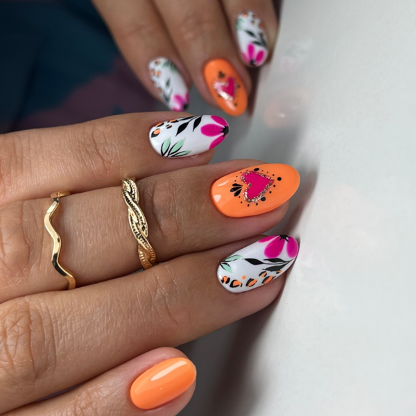 Esmaltado permanente con diseño elaborado 