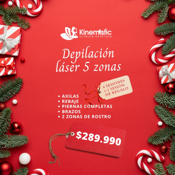 PA Depilación láser 5 zonas Diciembre 2024