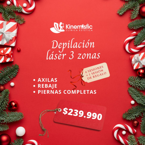 PA Depilación láser 3 zonas Diciembre 2024