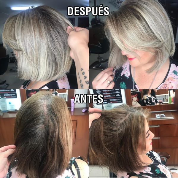 Cobertura de canas ( hasta hombros )