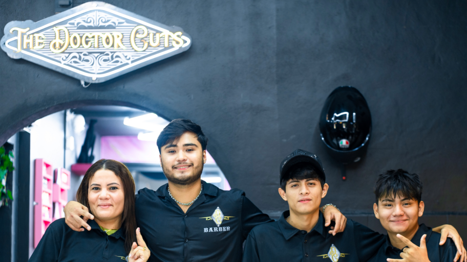 The doctor cuts banner