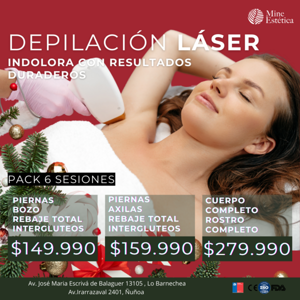 PACK PIERNAS COMPLETAS + REBAJE COMPLETO + INTERGLÚTEO + AXILAS O BOZO