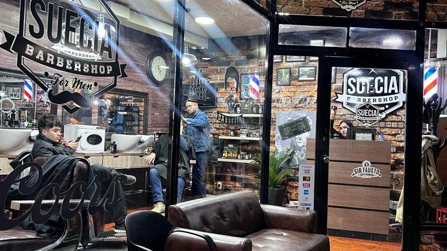 Suecia Barbershop banner