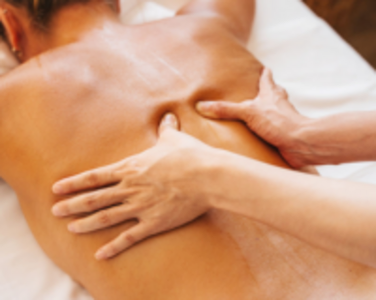 Masaje descontracturante espalda y cuello