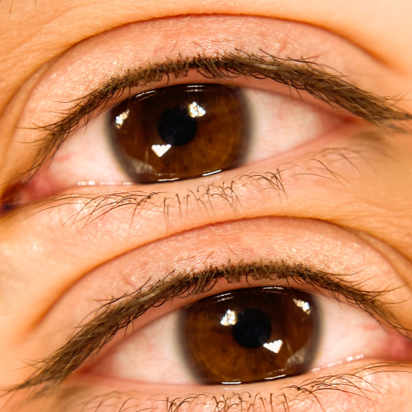 Retoque  Punteado de pestañas 