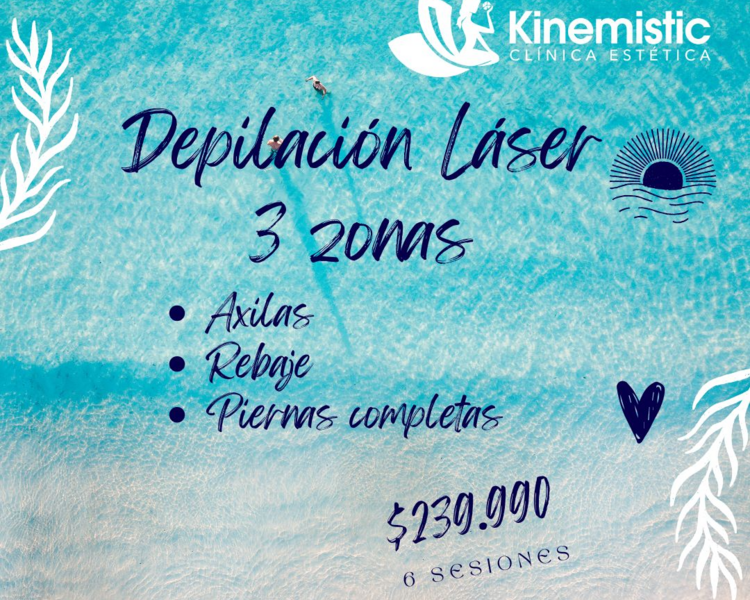 PA Depilación láser 3 zonas Enero 2025