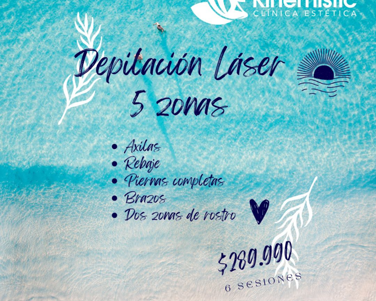 PA Depilación láser 5 zonas Enero 2025