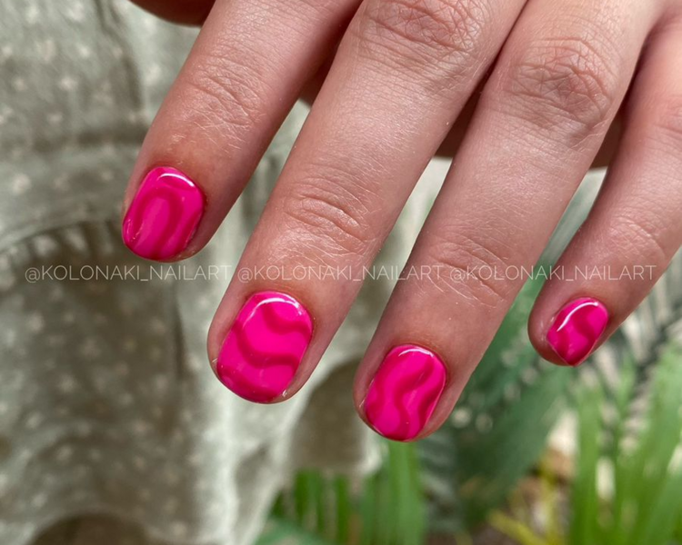 Esmaltado Permanente + Nail art simple