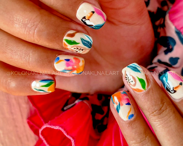 Esmaltado permanente + Nail art avanzado