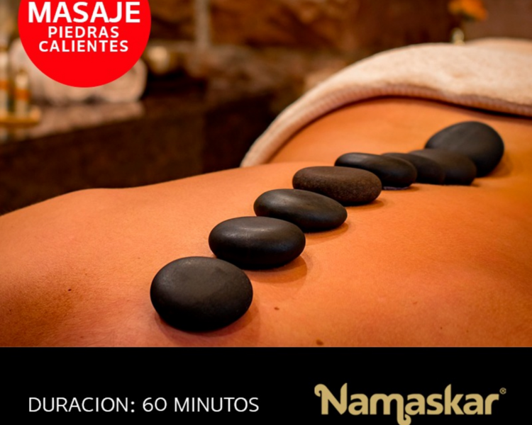 MASAJE DE PIEDRAS CALIENTES  60 min 