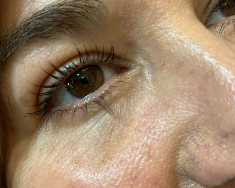 Lifting de pestañas con tinte y botox