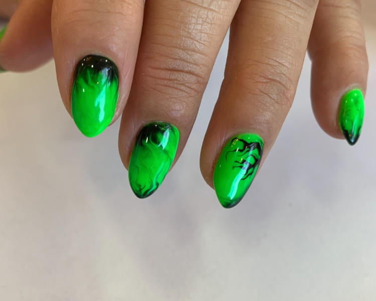 Extensiones de uñas acrílicas, hibridas, softgel, o polygel (degrade)