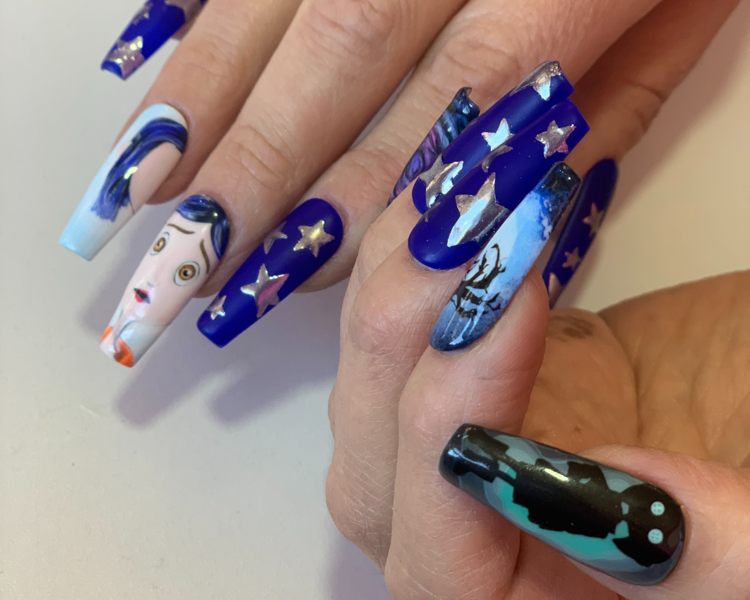 Extensiones de uñas acrílicas, hibridas, softgel, o polygel (full diseños)