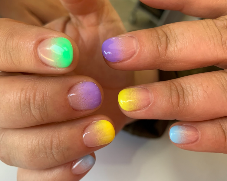 Manicura permanente degradé