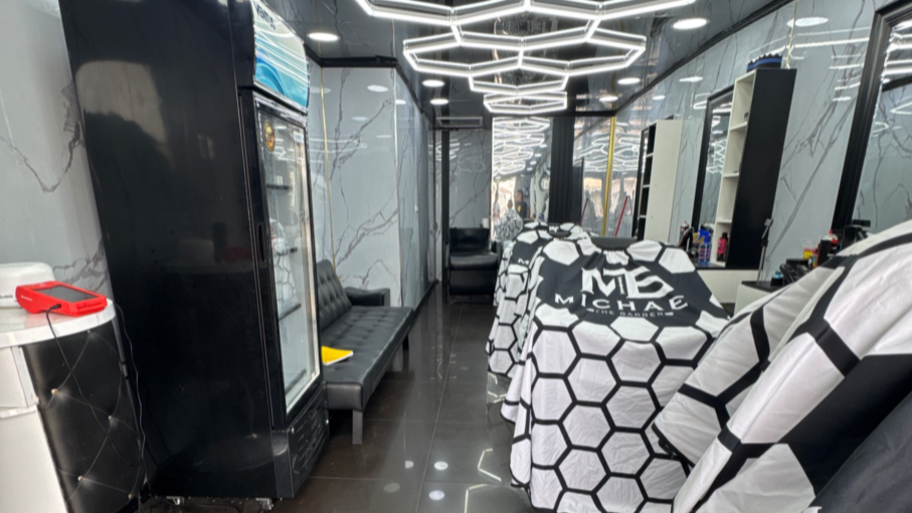 Michael the barber interior
