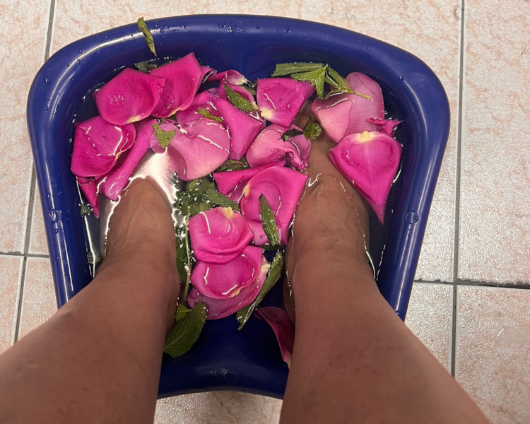 Masaje relajante + reflexología podal