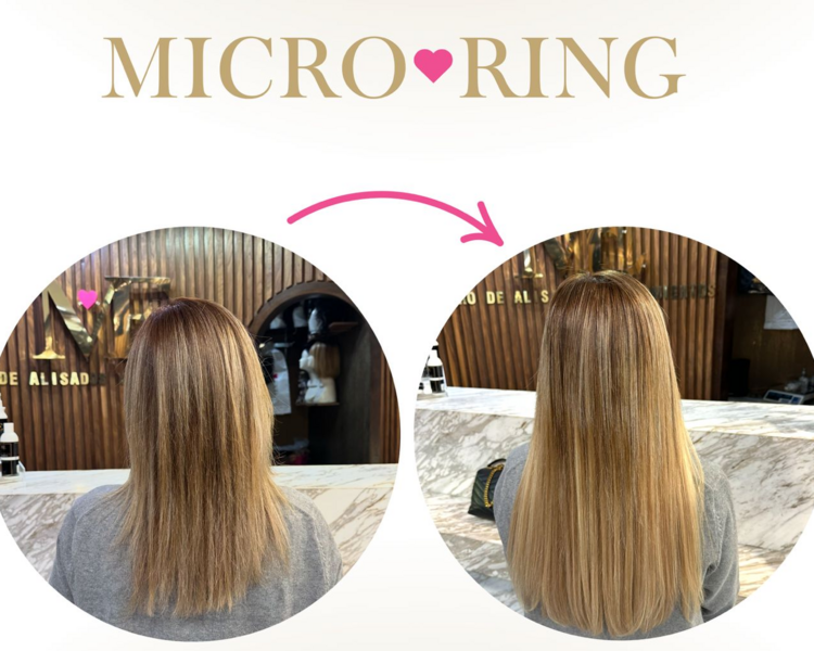 Aplicación de Micro Ring 1x1 (5 mechas)
