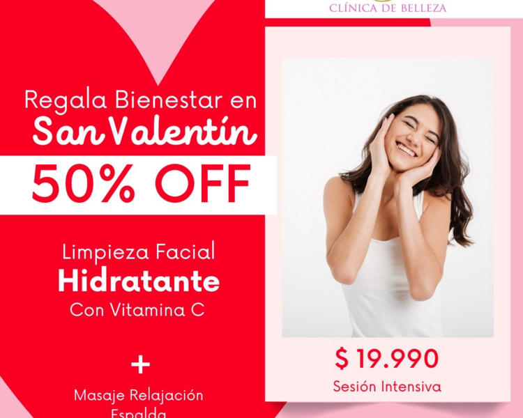 LIMPIEZA FACIAL HIDRATANTE CON VITAMINA C ➕MASAJE DE RELAJACIÓN ESPALDA