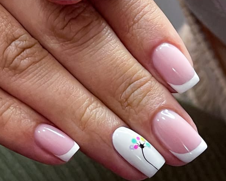Esmaltado permanente con francesa o degrade 