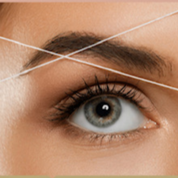 E. Depilación cejas con hilo Sin pintarlas