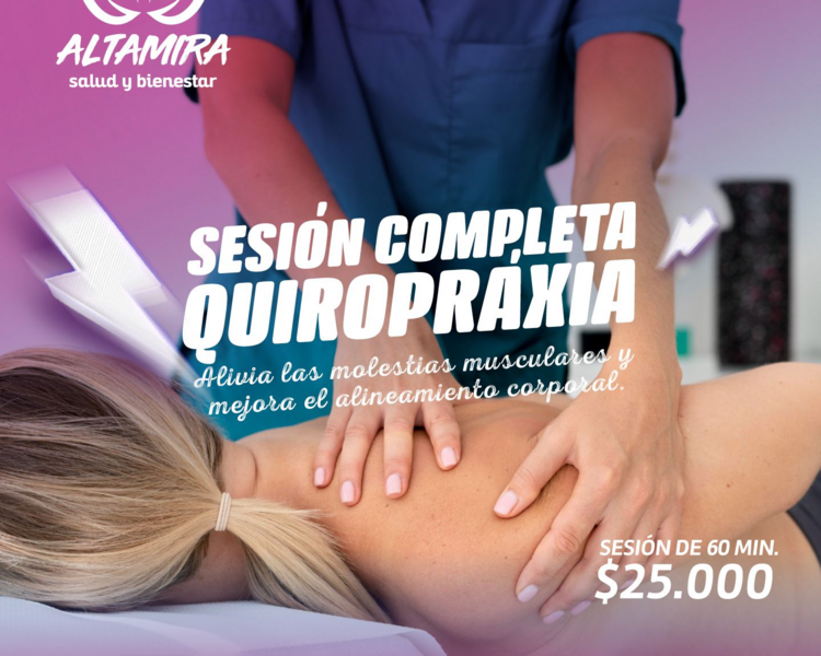 AJUSTE QUIROPRACTICO COMPLETO  