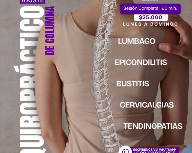 AJUSTE QUIROPRACTICO COMPLETO  