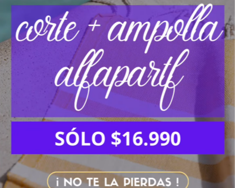 Corte Mujer + Ampolla Alfaparf ®