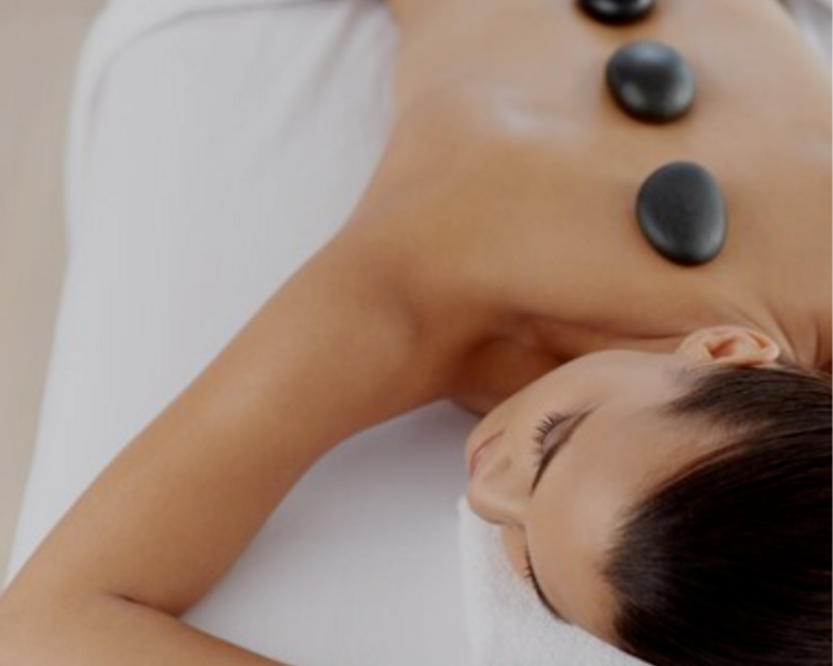 Descontracturante y relajante cuerpo completo más piedras calientes