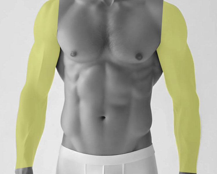 Depilación láser brazos completos hombre (6 sesiones + 2 sesiones GRATIS)