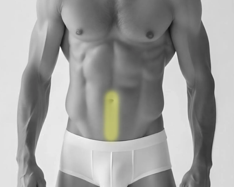 Depilación láser línea alba hombre (6 sesiones + 2 sesiones GRATIS)