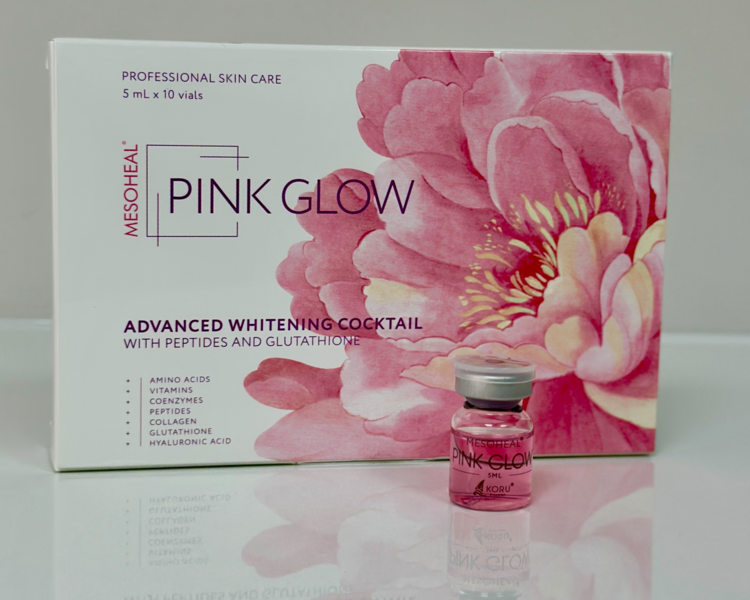 Mesoterapia facial hidratante e iluminador con Pink Glow (Dermapen, 1 sesión)