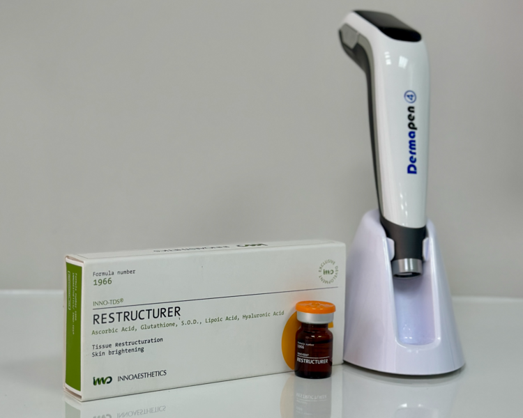 Mesoterapia facial re-estructurante/antioxidante (Dermapen, 1 sesión)