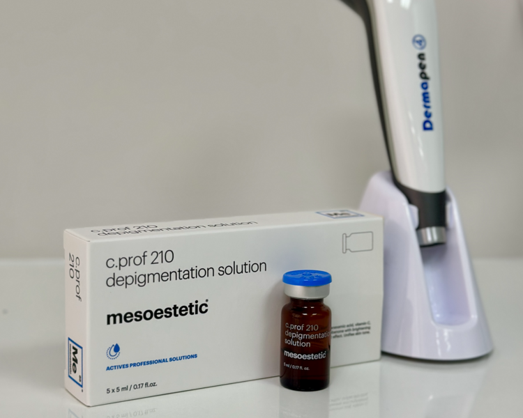 Mesoterapia facial despigmentante (Dermapen, 1 sesión)