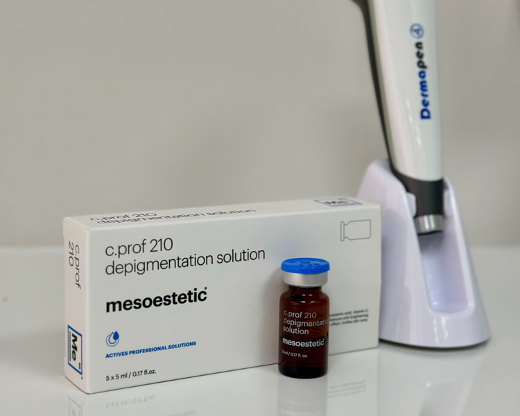Mesoterapia facial despigmentante (Dermapen, 3 sesiones)