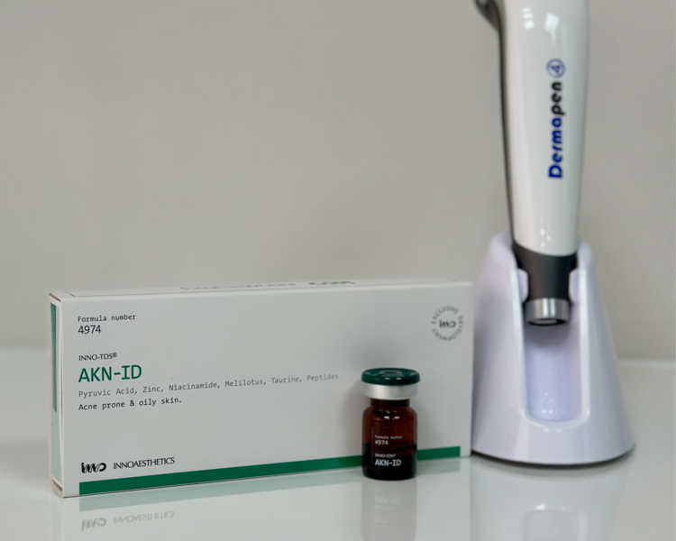 Mesoterapia facial para pieles con tendencia acneica (Dermapen, 1 sesión)