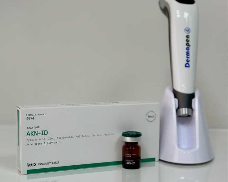 Mesoterapia facial para pieles con tendencia acneica (Dermapen, 4 sesiones)