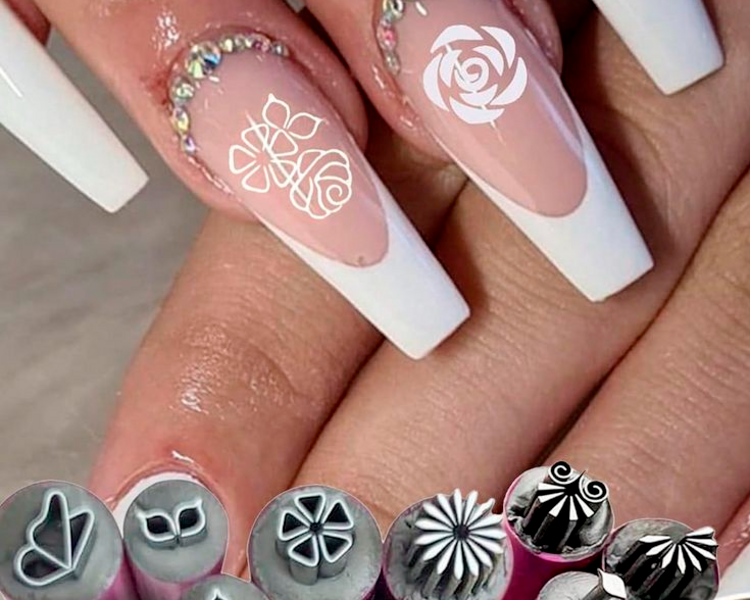 Uñas acrílicas #3--#5 con Gel 