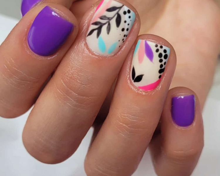 Manicura rusa con esmaltado permanente con 1 o 2 diseños 