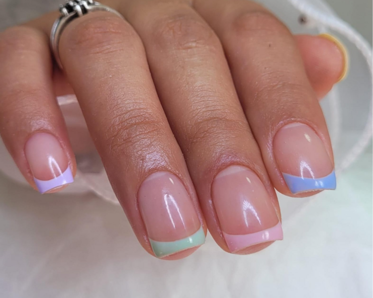Manicura rusa con esmaltado permanente con 1 o 2 diseños 
