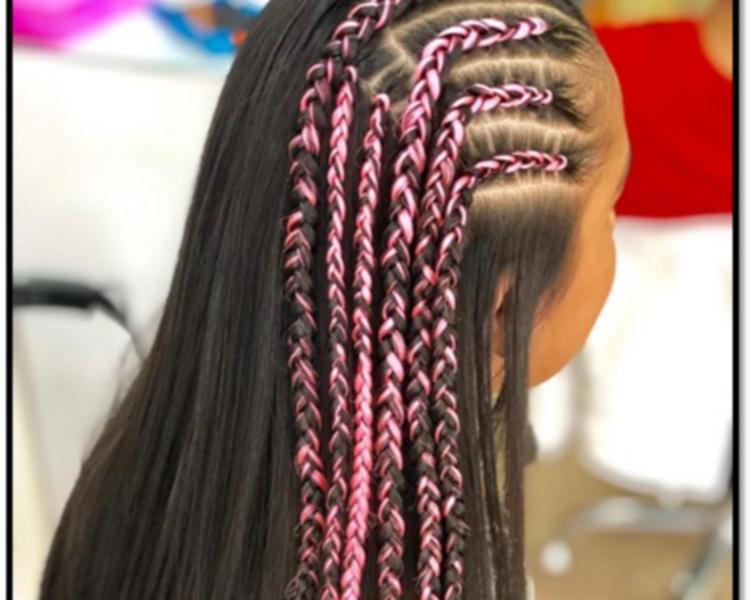 Peinado con Trenzas y extensión kanekalon 