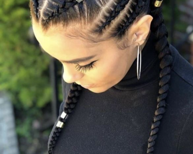 Peinado con Trenzas y extensión kanekalon 