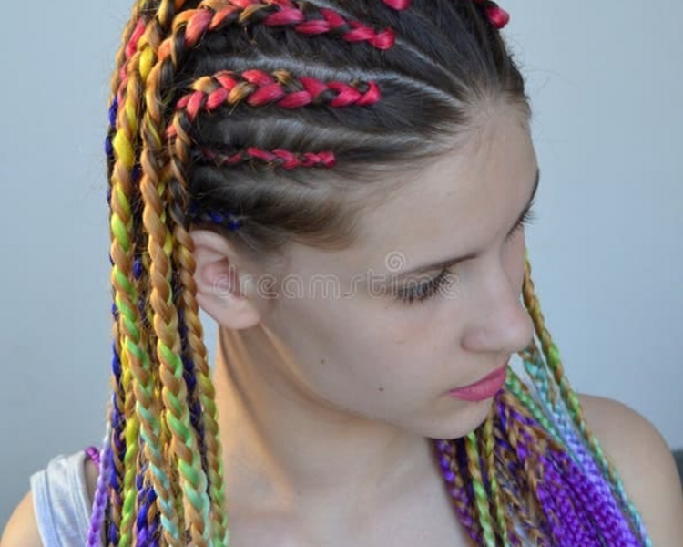 Peinado con Trenzas y extensión kanekalon 