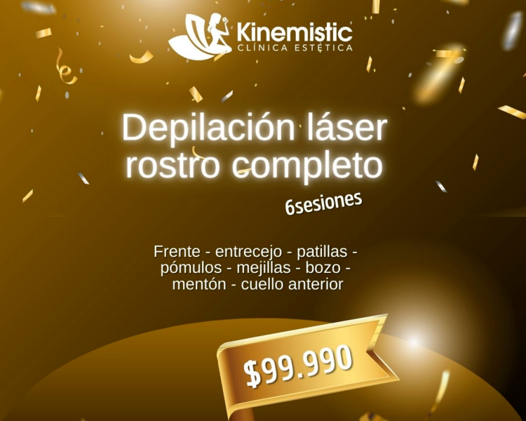 PA Depilación láser rostro completo marzo 2025