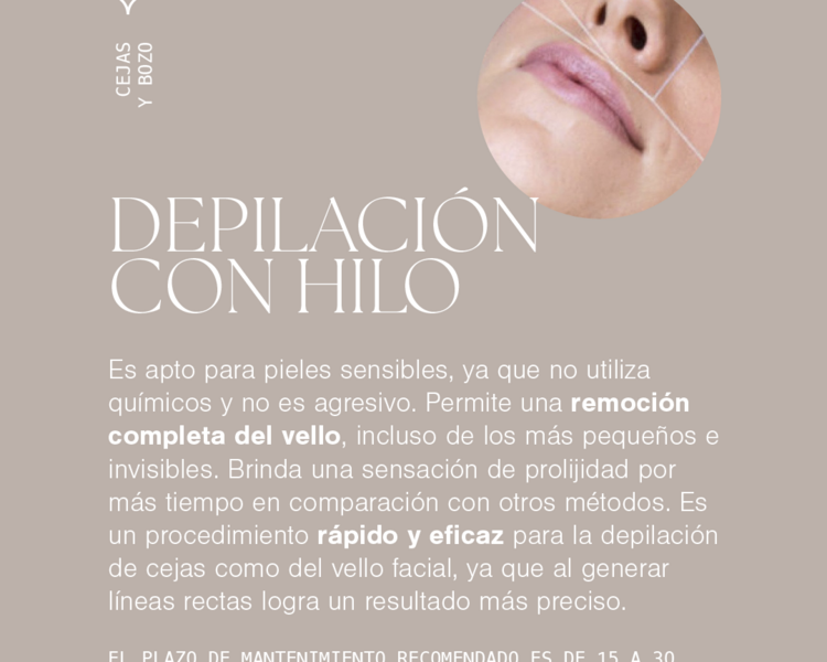 PROMO depilacion de bozo+perfilado de cejas 