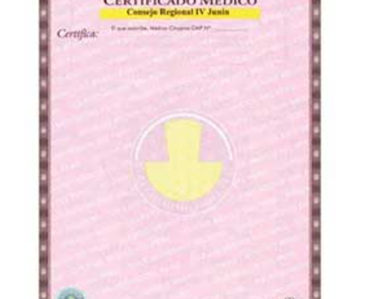 Certificado de Salud Mental (Evaluación)