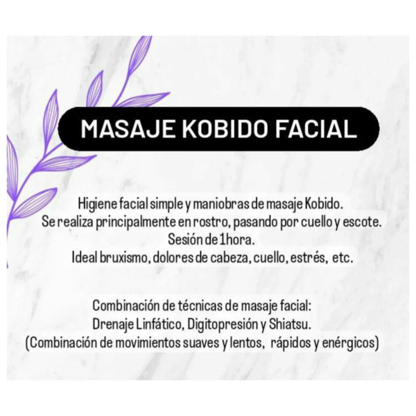 Masaje Kobido facial- Dermatocosmiatria