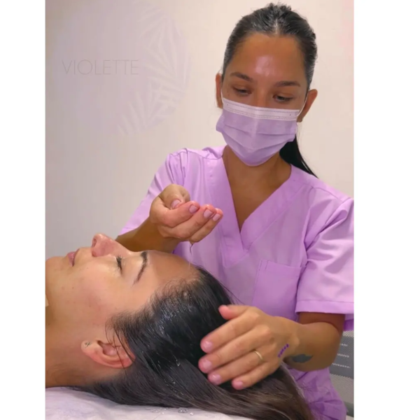 Masaje Craneo Facial+ Drenaje linf en pecho- Dermatocosmiatria