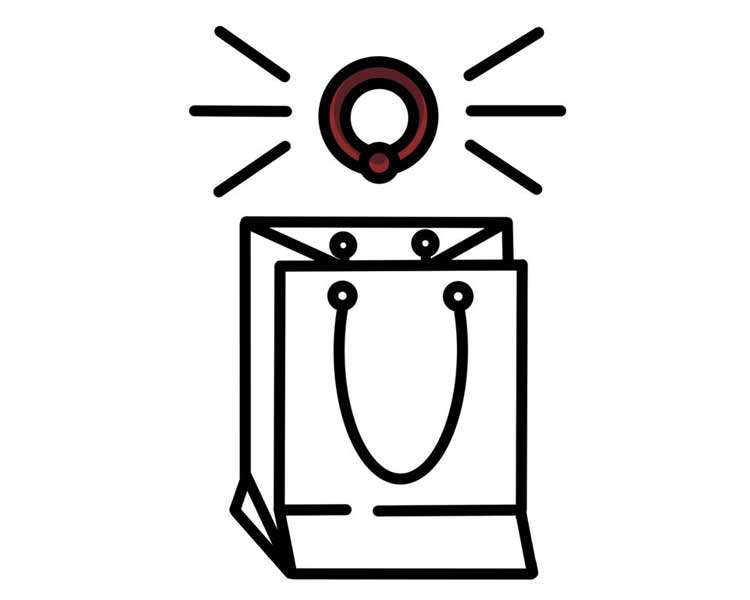 Compra de joyería 